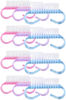 Picture of 12-Pack Handle Grip Nail Brush(assorted color), Fingernail Scrub Cleaning Brushes for Toes and Nails Cleaner, Pedicure Brushes for Men and Women