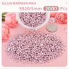 Picture of 2000PCS SS20/5mm Crystal Rhinestones (Light Pink), Bedazzling Flatback Glass Rhinestones for Crafting DIY Nail Art Makeup Decoration, Gems Diomand Charms for Tumbler Shoes Clothing Mug
