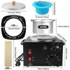Picture of Portable Wax Warmer Machine for Painless Hair Removal, Women Men Professional Wax Heater with Adjustable Temperature Set, 20pcs Wax Sticks, 1pcs Silicone Bowl (Black- Single Pot)