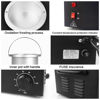 Picture of Portable Wax Warmer Machine for Painless Hair Removal, Women Men Professional Wax Heater with Adjustable Temperature Set, 20pcs Wax Sticks, 1pcs Silicone Bowl (Black- Single Pot)