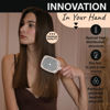 Picture of Janeke Original Patented Superbrush Detangler Brush Anti-static Hairbrush Easy For Wet or Dry Use Flexible with Nylon Bristle Great for All Hair Types - Long Thick Curly (Nude)