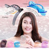 Picture of RC ROCHE ORNAMENT 6 Pcs Womens Square Strong Grip Secure Hold Inner Plastic Comfortable Curve No Slip Teeth Styling Beauty Accessory Girls Ladies Claw Clamp Clip, Medium Transparent