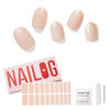 Picture of NAILOG Semi Cured Gel Nail Strips 20pcs Long Lasting Nail Polish Strips│Salon-Quality Gel Nail Sticker, Nail Art Wrap Kit with Glossy Gel Finishing│Beige