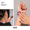 Picture of NAILOG Semi Cured Gel Nail Strips (20 Extra Long Polish Stickers/Wraps) │ Glossy & Long Lasting Soft Gel Finishing (RSVP)
