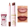 Picture of USHAS Lipstick and Lip Liner Combo Set 2 in 1 Waterproof Lipstick for Women Lip liner Set Long Lasting Lipstick, Matte Lipstick Pen with Lip Liner Set Makeup Kits (S7, Pack of 1)