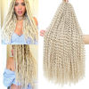 Picture of Blonde Passion Twist Hair 24 Inch 8 Packs Passion Twist Crochet Hair For Women Passion Twists Braiding Hair Long Bohemian Spring Twist Hair Crochet Braids Synthetic Hair Extension (24 Inch, 613#)