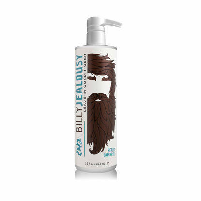Picture of Billy Jealousy Beard Control Leave In Beard Conditioner for Men with Aloe Leaf Juice and Jojoba Seed Oil, Softens Hair and Skin, Light Hold with Matte Finish, 16 Fl Oz
