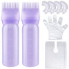 Picture of Cosywell Root Comb Applicator Bottle 6 Ounce 2 Pack Hair Dye Applicator Brush Applicator Bottle for Hair Root Comb Color Applicator Bottle with Graduated Scale (Purple)