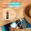 Picture of Sun Zapper Zinc Oxide Mineral Sunscreen Stick - SPF 50+ Water Resistant - Light Skin Tone (Bronze/Tan) - 12g (0.42 Oz) - For Face & Body - Adults & Kids - Made in Australia