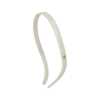 Picture of EVITA PERONI Hair Band for Eyewear: No Pressure, No Headache, Comfortable Thin Non-Slip Headbands for Women's Hair-White