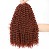 Picture of Alrence Passion Twist Hair Copper Red 14 Inch 8 Packs Passion Twist Crochet Hair Long Bohemian Crochet Braids (14 Inch, 350#)