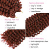 Picture of Alrence Passion Twist Hair Copper Red 14 Inch 8 Packs Passion Twist Crochet Hair Long Bohemian Crochet Braids (14 Inch, 350#)