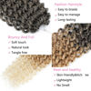 Picture of Ombre Passion Twist Hair 24 Inch 8 Packs Passion Twist Crochet Hair For Women Curly Braiding Hair Long Spring Twist Hair Synthetic Hair Extension (24 Inch (Pack of 8), 1B/27/613)