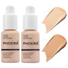 Picture of 2 Pack PHOERA Foundation,Matte Oil Control Concealer Foundation Cream,PHOERA Long Lasting Waterproof Matte Liquid Foundation for Women Girls (102 Nude+104 Buff Beige)