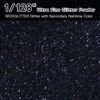 Picture of Holographic Ultra Fine Glitter, 16 Oz (1 Ib), Fine Glitter for Resin Crafts Nails Tumblers Slime Cosmetic and Festival Decoration - Laser Black Glitter Bulk