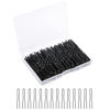 Picture of BEoffer U Shaped Hair Pins, 200 Count of Buns Waved Hair Pins for Women Girls with Box for Updos French Twists, Bobby Pins Hairgrip Hair Grip Hairclip Bulk Hair Accessories (Black, 2.4 Inch)