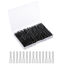 Picture of BEoffer U Shaped Hair Pins, 200 Count of Buns Waved Hair Pins for Women Girls with Box for Updos French Twists, Bobby Pins Hairgrip Hair Grip Hairclip Bulk Hair Accessories (Black, 2.4 Inch)