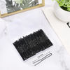 Picture of BEoffer U Shaped Hair Pins, 200 Count of Buns Waved Hair Pins for Women Girls with Box for Updos French Twists, Bobby Pins Hairgrip Hair Grip Hairclip Bulk Hair Accessories (Black, 2.4 Inch)