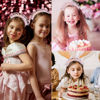 Picture of CIEHER Birthday Tiara, Birthday Headband for Women and Girls, Happy Birthday Decorations and Gifts - Pink