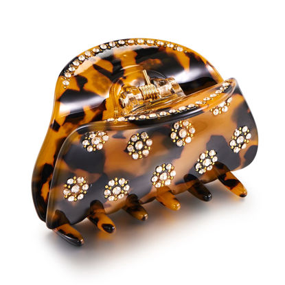 Picture of LILIE&WHITE Tortoise Claw Clips For Women - Strong Thick Hair Styling Accessories With Claws For Styling 1PC
