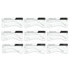 Picture of MADLUVV Eyebrow Stencil Kit - Easy-to-Use, Natural Look, 9 Popular Shapes, Used by Professionals - Includes Stamp, Stencils, Spoolie, and Travel Bag (Nearly Black)
