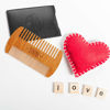 Picture of Wooden Beard Comb & Case, Dual Action Fine & Coarse Teeth, Perfect for use with Balms and Oils, Top Pocket Comb for Beards & Mustaches by Viking Revolution