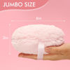 Picture of WSYUB Powder Puff, 6'' Powder Puff for Body Powder,Body Powder Puff and Container, Body Powder Applicator,Oversize Dust Puffs for Women,Extra Large Powder Puffs for Face Powder