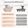 Picture of AIMIKE Scalp Massager Shampoo Brush, Soft Silicone Hair Scrubber for Washing Hair, Dandruff Removal & Scalp Scrubber Hair Growth Stimulator, Scalp Brush/Exfoliator Brush On Dry & Wet Scalp