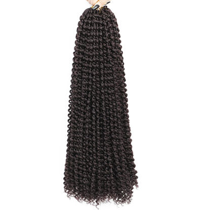 Picture of Passion Twist Hair 24 Inch 8 Packs Passion Twist Crochet Hair Braiding Hair Long Bohemian Spring Twist Hair Crochet Braids Synthetic Hair Extension (24 Inch, 99J)