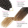 Picture of Passion Twist Hair 30 Inch 8 Packs Water Wave Crochet Hair Curly Braiding Hair For Butterfly Locs Long Bohe Crochet Braids (30 Inch (Pack of 8), 1B/30/27)