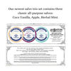 Picture of C.O. Bigelow All Purpose Salves, Variety Pack of 3 Lip Balm Tins for Chapped Lips & Dry Skin, Coco Vanilla, Apple, Herbal Mint Moisturizing Lip and Skin Salves, 0.8 oz each