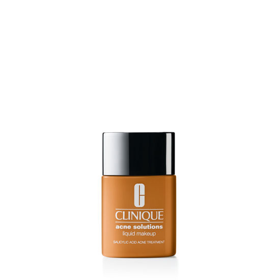 Picture of Clinique Acne Solutions Liquid Foundation Makeup With Salicylic Acid For Dry Combination to Oily Skin Types | Medium Coverage, Natural Matte Finish, Ginger, 1.0 Fl Oz