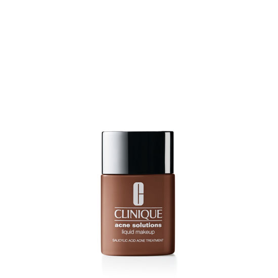 Picture of Clinique Acne Solutions Liquid Foundation Makeup With Salicylic Acid For Dry Combination to Oily Skin Types | Medium Coverage, Natural Matte Finish, Espresso, 1.0 Fl Oz