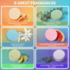 Picture of Bootleg Bath Shower Steamers, Aromatherapy Shower Bombs Variety 6 Pack, Christmas Gift Set, Stocking Stuffers for Adults and Teens, All Natural, Made in USA