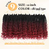 Picture of Yewell Goddess Box Braids Crochet Hair 12 Inch Boho Crochet Box Braids, 9 Packs Boho Box Braids Crochet Hair For Black Women Pre Looped Box Braids Crochet Hair (12Inch 9 Packs,T99J530)