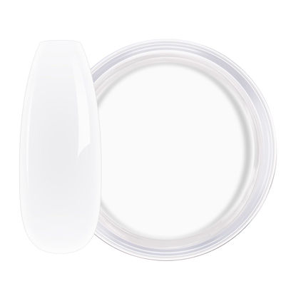Picture of AILLSA Milky White Dip Powder Nude Nail Dipping Powder Translucent Jelly Dip Powder Colors for DIY Manicure Salon at Home Easy to Use Neutral Nail Dip Powder for Christmas Gift (1 Oz)