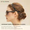 Picture of EVITA PERONI Hair Band, Designed for Eyewear, No Pressure, No Headache, Comfortable Headbands for Women, Fashion Thin Headbands Non Slip, Dark Blue, 1 Count