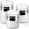 Picture of 3Pack Lotion Dispenser with Pump, Airless Pump Jars Mixed(1.0oz+1.7oz+3.5oz) Pump Bottle Dispenser Moisturizer Container for Cream, Drunk Elephant Containers, Empty Lotion Bottle Cosmetic Jar