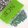 Picture of NCB Nancybeads 3000pcs Flatback Round Glass Nail Art Rhinestones Crystal for DIY Making Accessories Shoes, Clothes, Face Art, Bags, Manicure (Green Volcanic, SS3 3000pcs)