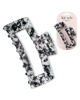 Picture of Kitsch Recycled Plastic Large Claw Clip, Big Open Shape Hair Clips for Women, Large Hair Claw Clips & Jaw Clips, Big Claw Clips for Thick Hair, Claw Hair Clips for Girls (1pc, Black)