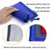 Picture of HRX Package Nylon Mesh Cosmetic Bags Zippered, 6PCS A5 Makeup Travel Cases Organizer Pouches for Purse Diaper Bag Office Stationery (7x9.4 inch)
