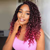 Picture of Yewell Goddess Box Braids Crochet Hair Boho Crochet Box Braids With Curly Ends For Black Women,10 Inch 9 Packs Pre Looped Bohemian Crochet Box Braids Hair (10Inch 9 Packs,TBUG)