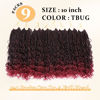 Picture of Yewell Goddess Box Braids Crochet Hair Boho Crochet Box Braids With Curly Ends For Black Women,10 Inch 9 Packs Pre Looped Bohemian Crochet Box Braids Hair (10Inch 9 Packs,TBUG)