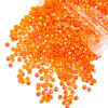 Picture of qiipii 620PCS 6mm Orange AB Resin Rhinestones Orange Red Flatback Jelly Resin Stones Bulk SS30 Diamonds Gems Charms Supplie for Nails Face Eyes Makeup Body Tumblers Bottles DIY Crafts Shoes Clothes