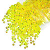 Picture of qiipii 4700PCS 3mm Lemon Yellow AB Resin Rhinestones Bulk Citrine AB Flatback Jelly Resin Stones Pack SS10 Non-Hotfix Diamonds Gems Charms for Nails Face Eyes Makeup Body Mug Tumblers DIY Crafts Decor