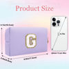 Picture of Small Personalized Initial Letter Makeup Bag, Cute Waterproof PU Leather Chenille Letter Cosmetic Bag Travel Makeup Bag, Preppy Makeup Pouch Toiletry Zipper Pouch Organizer for Women and Girls(PL-G