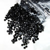 Picture of qiipii 1550PCS 5mm Black Resin Rhinestones for Crafting Pure Black Flat back Jelly Resin Stones Bulk SS20 Non-Hotfix Dark Black Diamonds Gems for Nails Face Eyes Makeup Tumblers Bottles Mug DIY Crafts