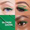 Picture of evpct 2Pcs Blue Dark Green Waterproof Colored Eyeliner Liquid Eye Liner Set Long Lasiting Fine Speed Dry Colorful Liquid Eyeliner lapiz delineador de ojos contra el agua blanco para ojos de colores