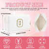 Picture of Personalized Initial Letter Patch Makeup Bag, Preppy Portable Chenille Letter Cosmetic Bag with Zipper, PU Leather Waterproof Travel Toiletry Bag Monogram Make Up Pouch for Women Girls(Letter O)
