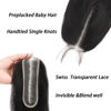 Picture of 2 By 6 Lace Closure Human Hair Closure HD Transparent Body Wave 2x6 Lace Closure Middle Part Human Hair Kim K Closure With Baby Hair (18 inch, 2x6 Closure)